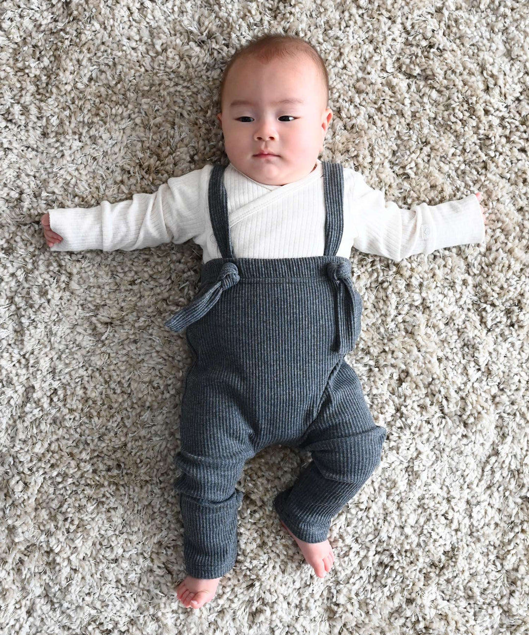 Ribbed Overall Pants