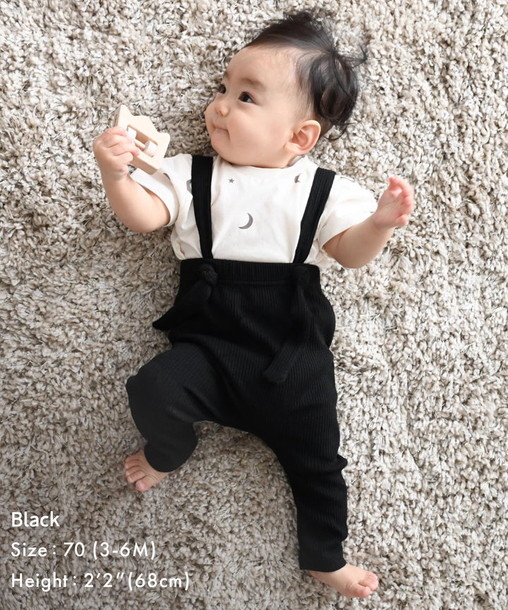 Ribbed Overall Pants