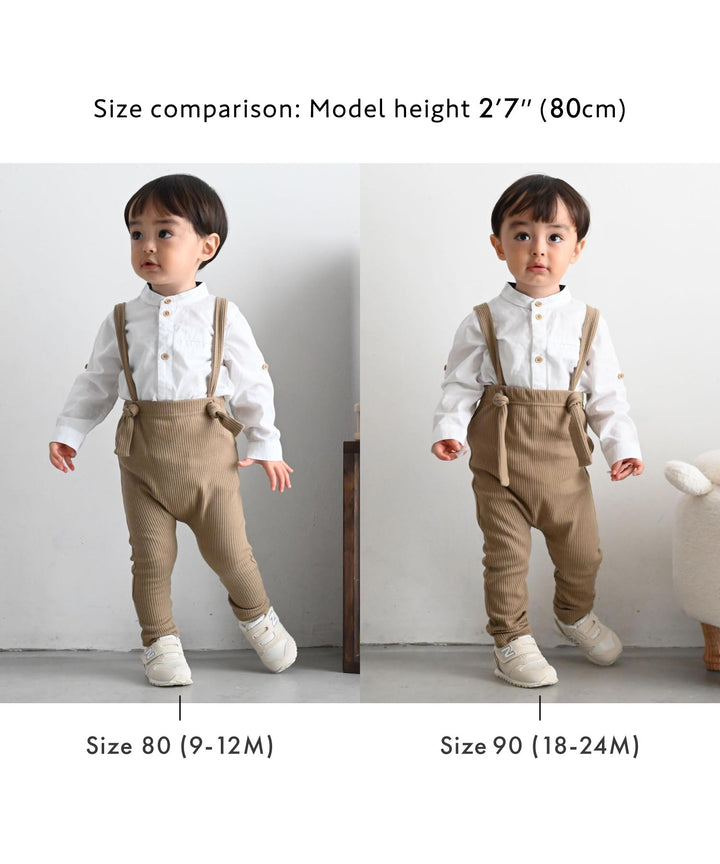 Ribbed Overall Pants