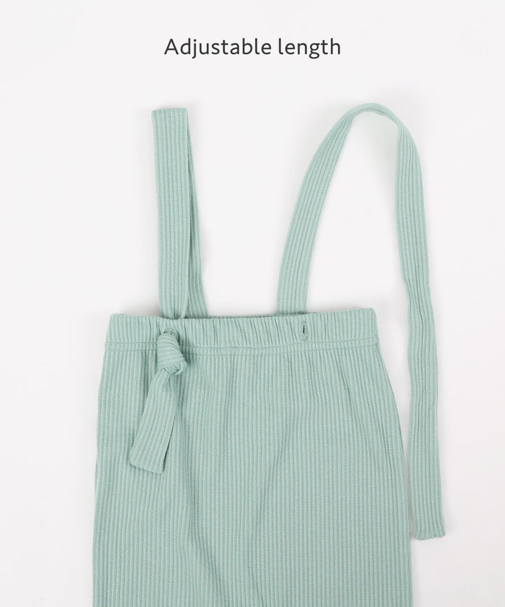 Ribbed Overall Pants