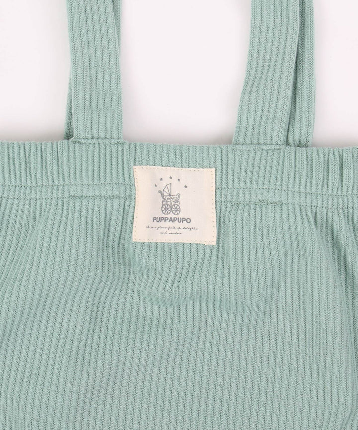 Ribbed Overall Pants