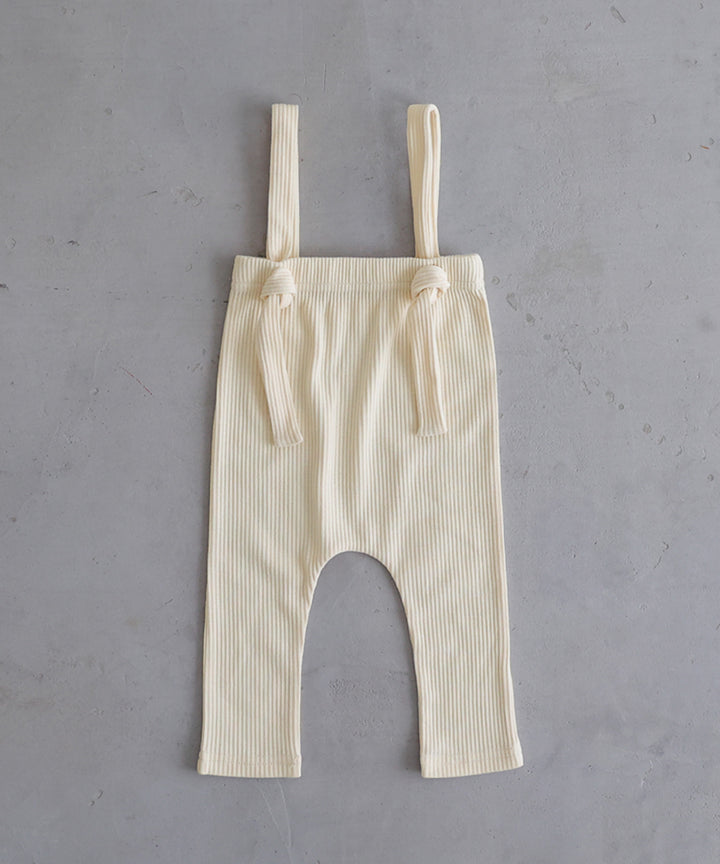 Ribbed Overalls Pants