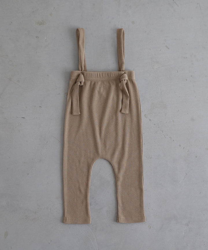 Ribbed Overalls Pants