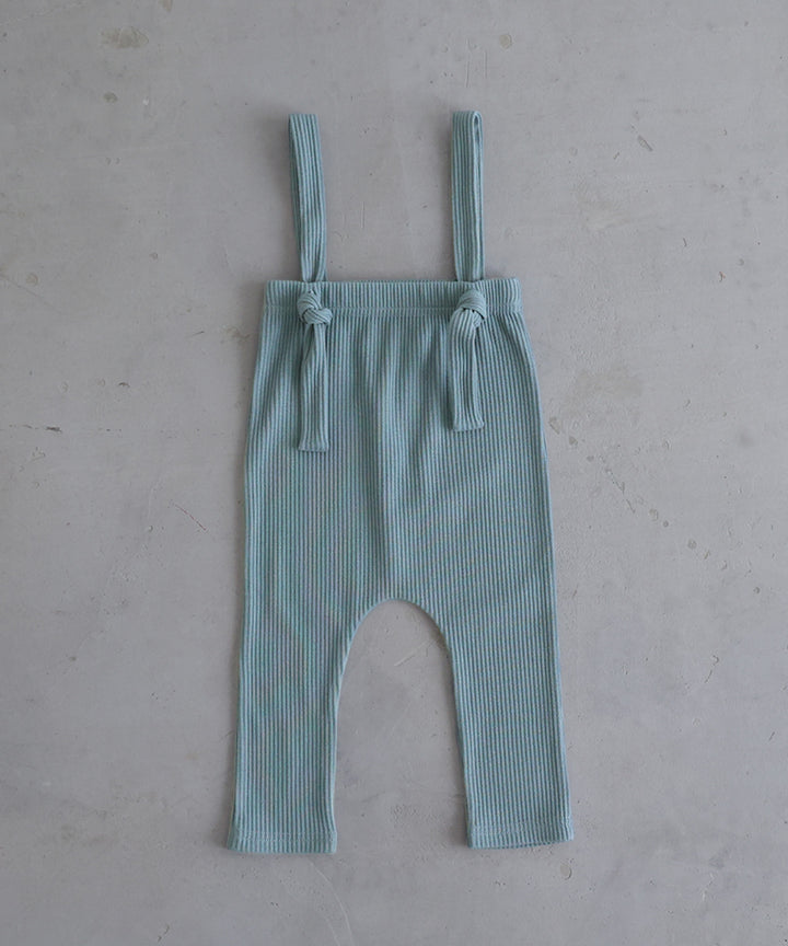 Ribbed Overalls Pants