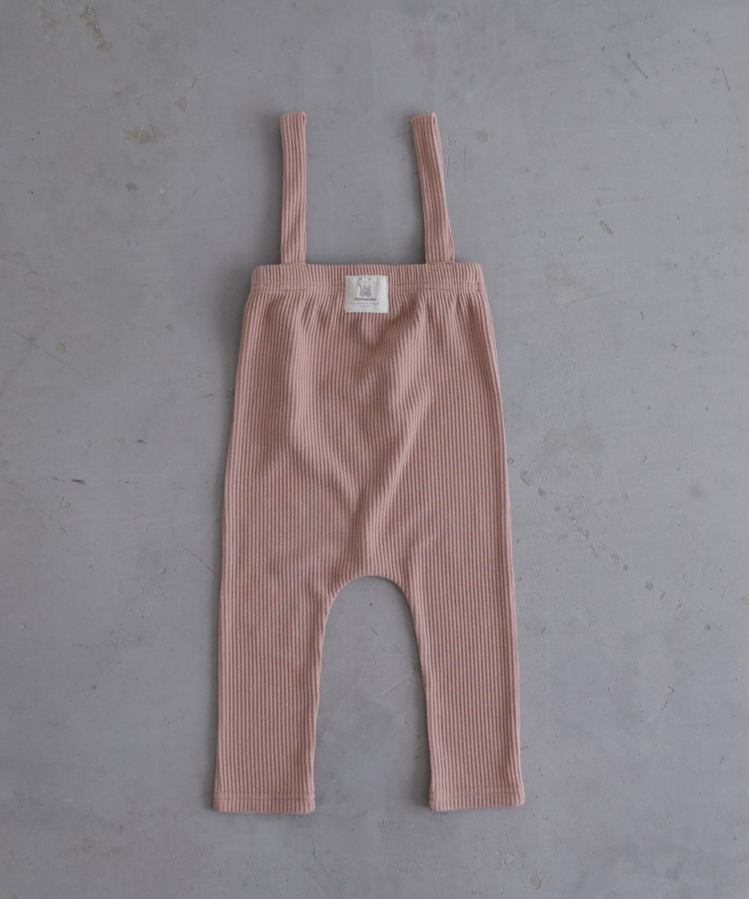 Ribbed Overalls Pants