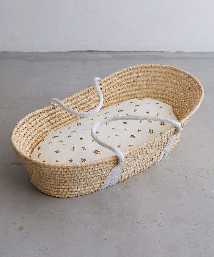 Moses Basket + Baby Lounger Pillow (Double Gauze)