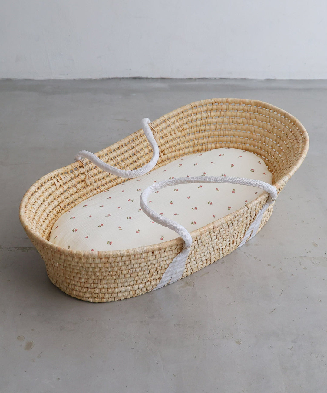 Moses Basket + Baby Lounger Pillow (Double Gauze)