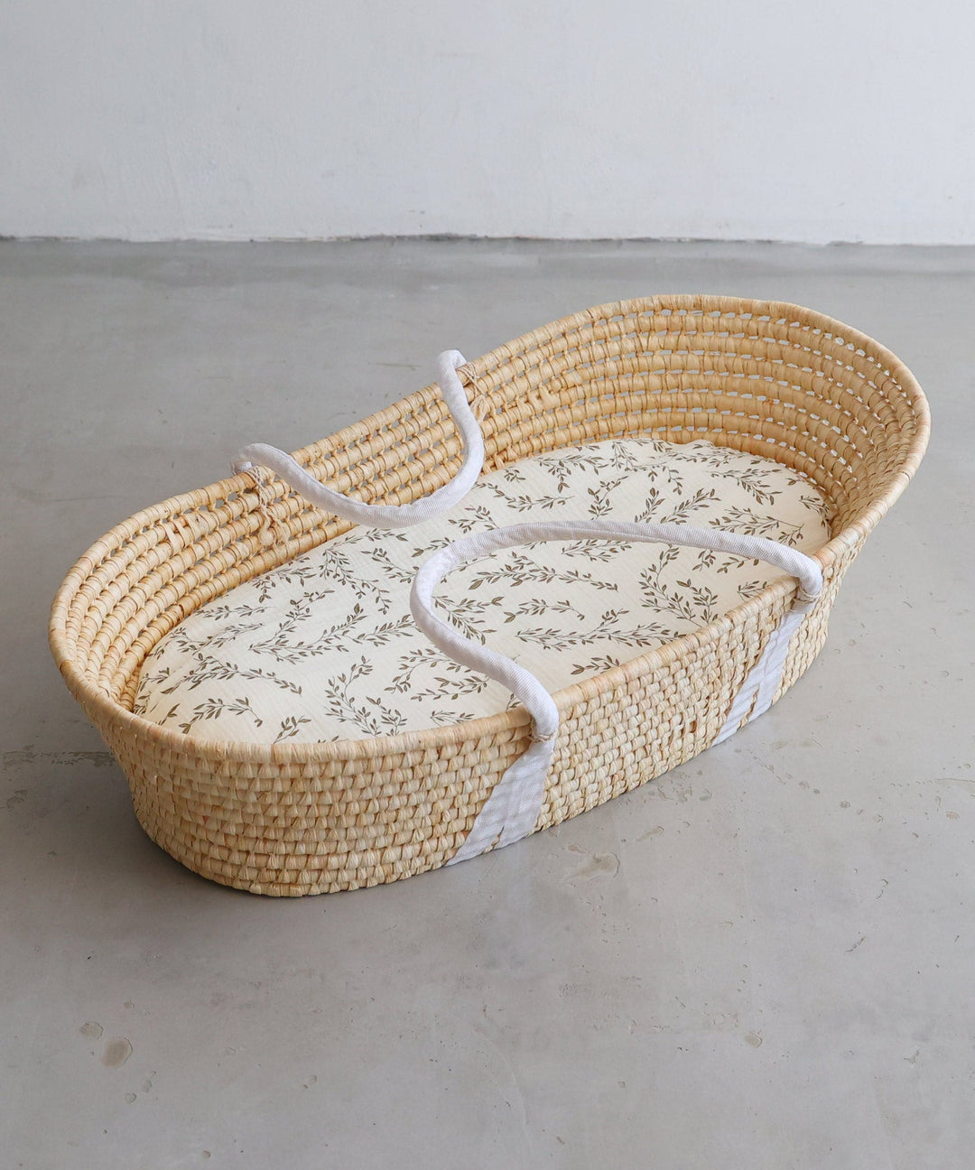 Moses Basket + Baby Lounger Pillow (Double Gauze)