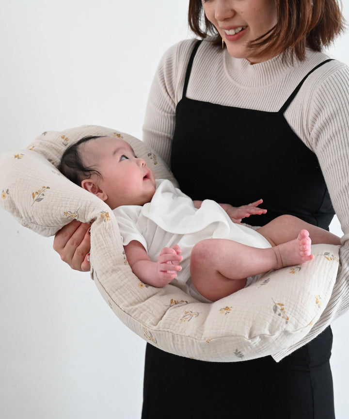 Moses basket + Baby lounger pillow (Double gauze)