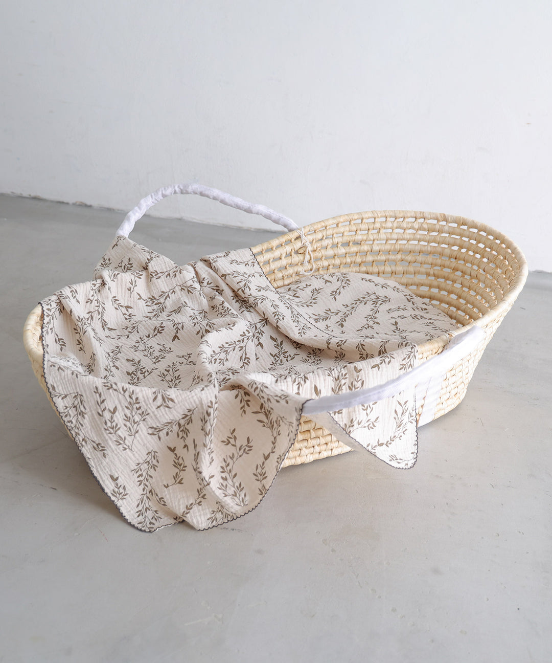 Moses basket + Baby lounger pillow (Double gauze)