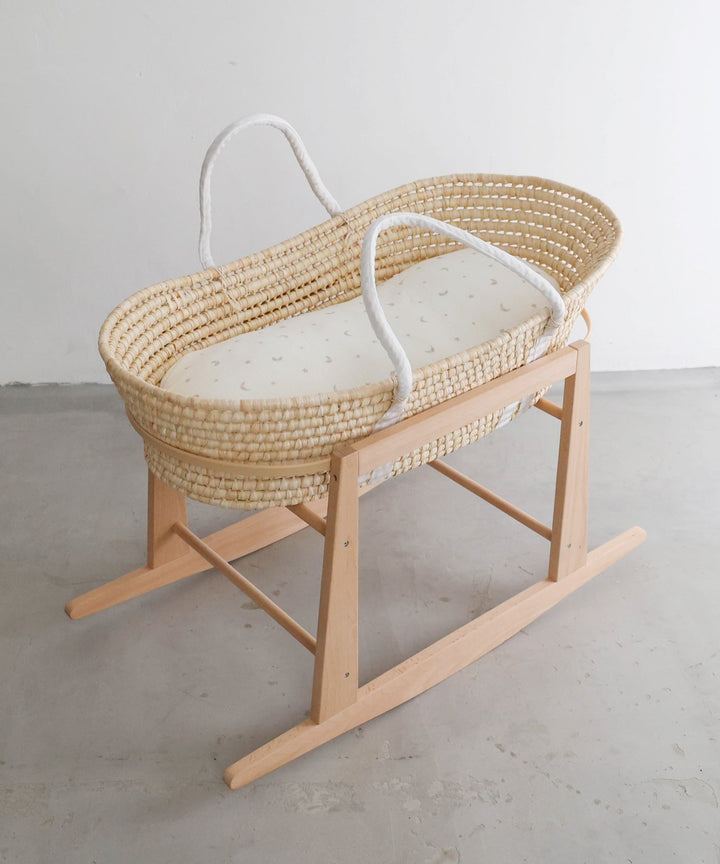 Moses Basket + Baby Lounger Pillow (Double Gauze)