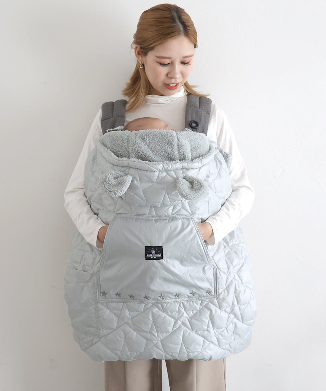 Winter baby carrier cover