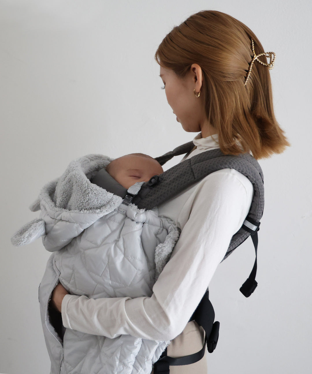 Winter baby carrier cover