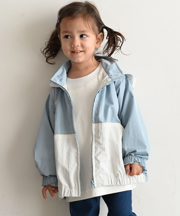 Windbreaker Jacket with Water-Repellent Finish