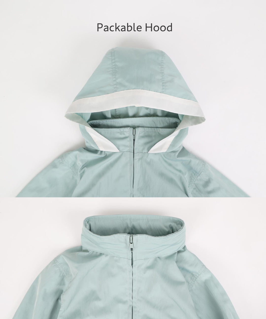 Windbreaker Jacket with Water-Repellent Finish