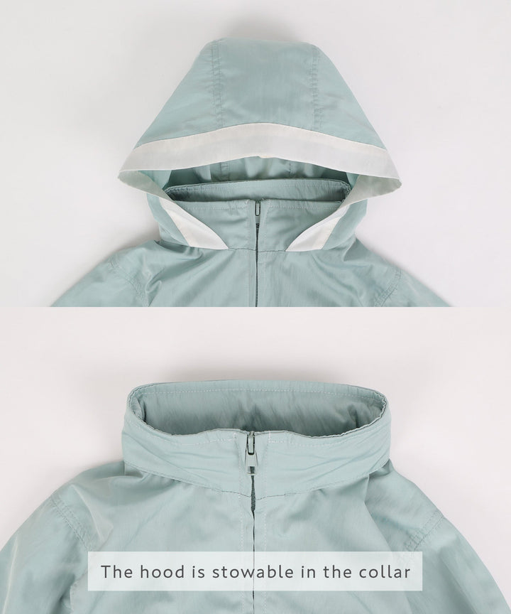 Windbreaker Jacket with Water-Repellent Finish