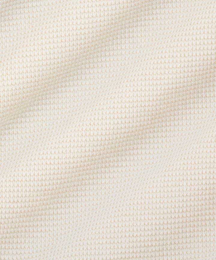 Long-Sleeve Romper with Bonnet (Waffle Knit)