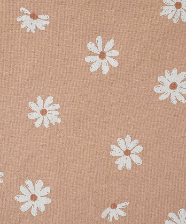 Short-Sleeve Romper with Bonnet