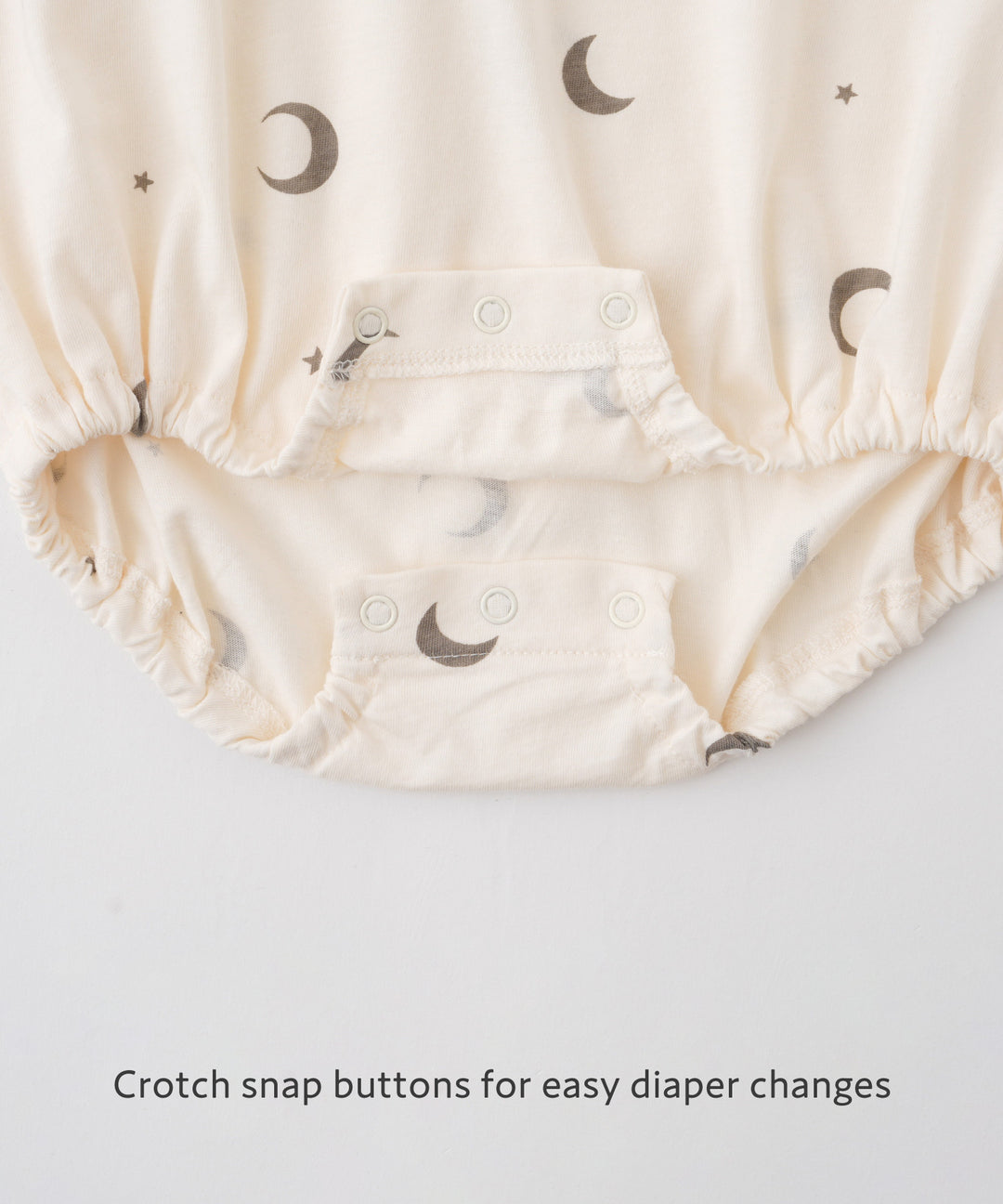 Short-Sleeve Romper with Bonnet