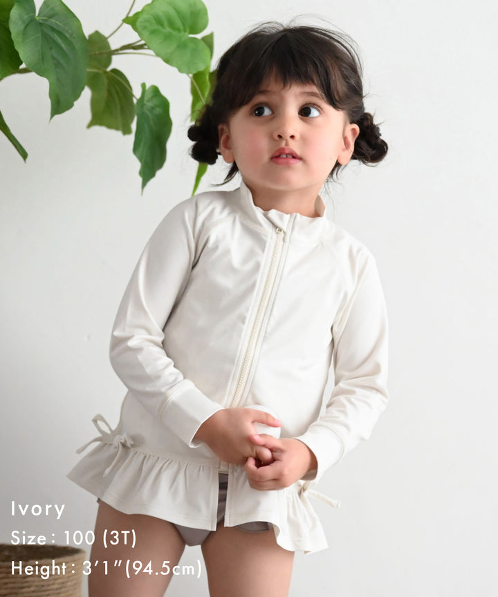 Frill Rash Guard Swimwear