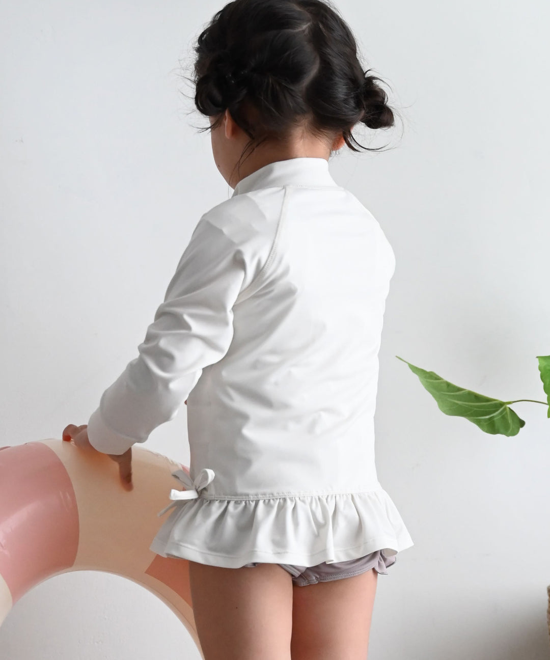 Frill Rash Guard Swimwear