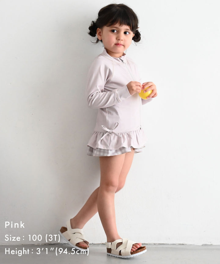 Frill Rash Guard Swimwear