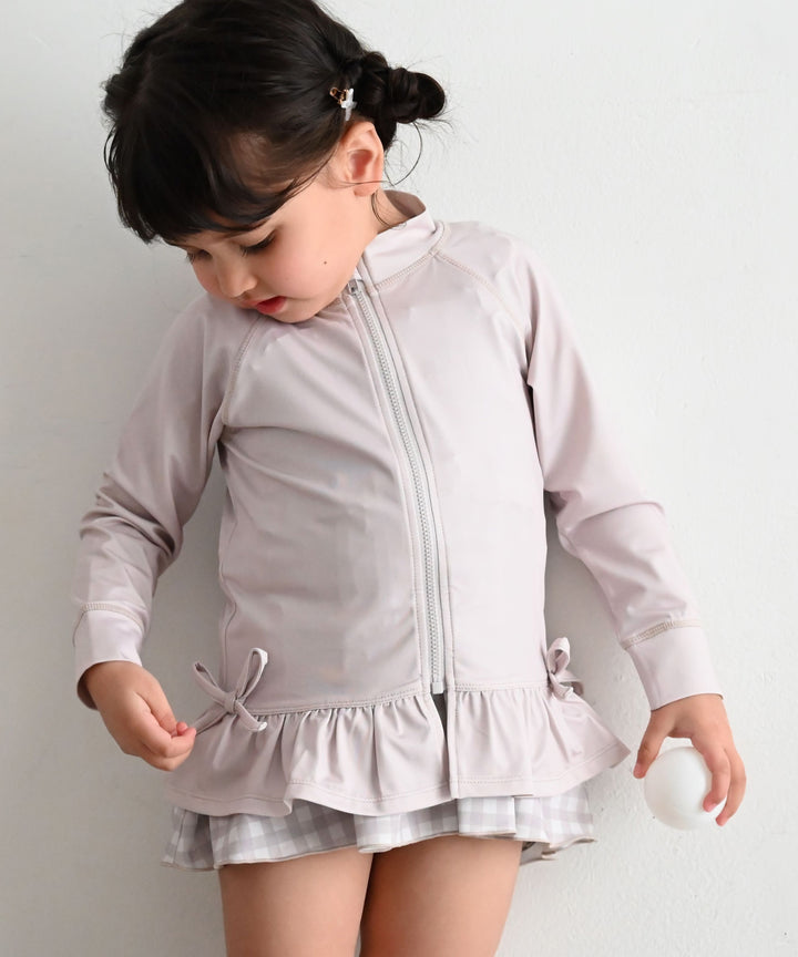 Frill Rash Guard Swimwear