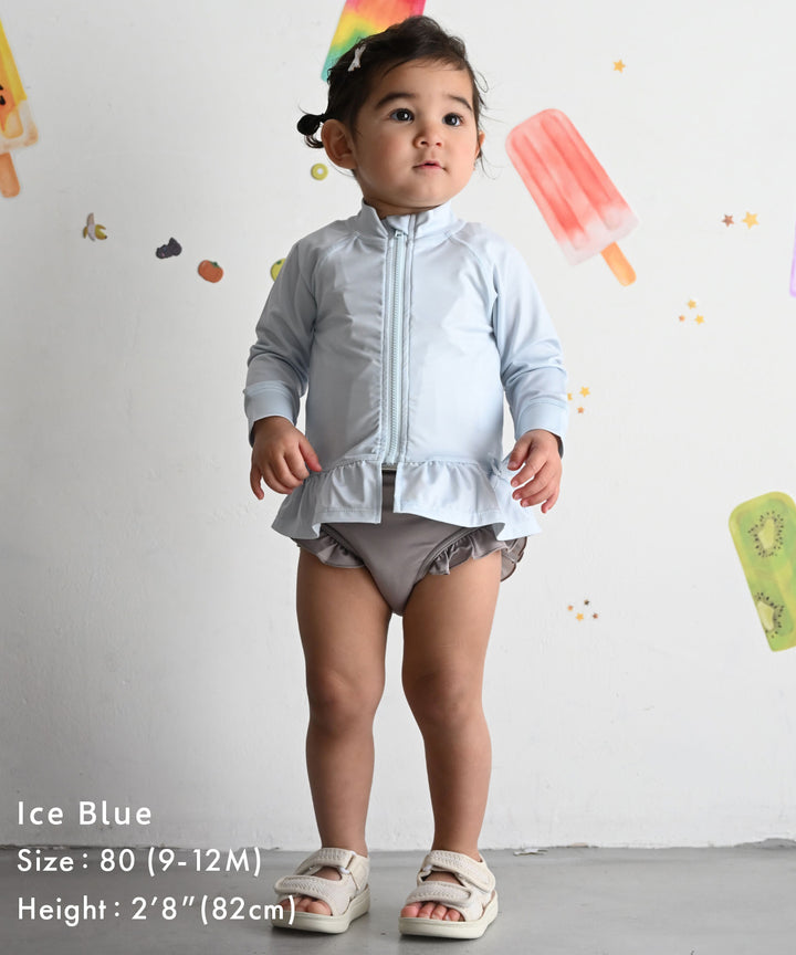 Frill Rash Guard Swimwear