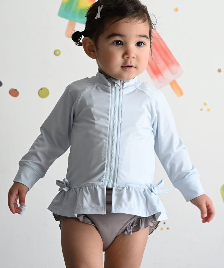 Frill Rash Guard Swimwear