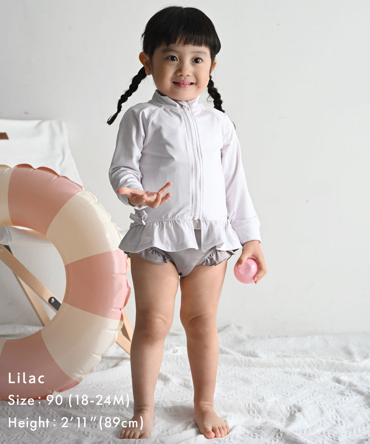 Frill Rash Guard Swimwear