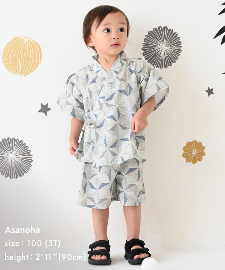 Boys 'Jinbei (ชุดฤดูร้อนญี่ปุ่นดั้งเดิม)