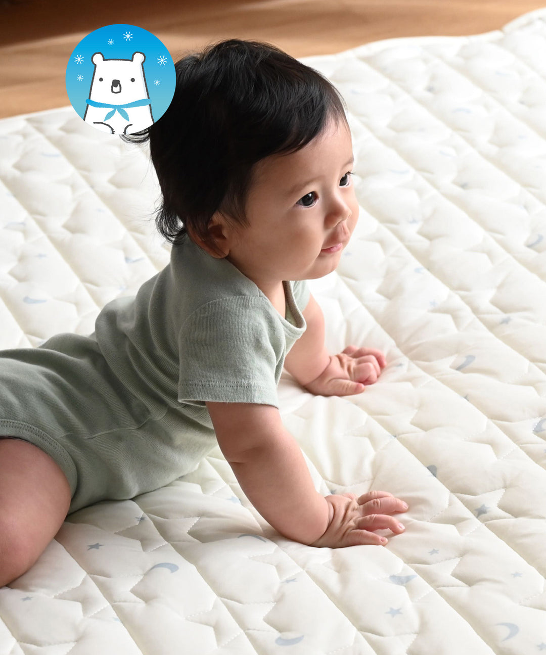 [Cooling] Mattress Pad for Baby Floor Mat 47.2″ × 47.2″