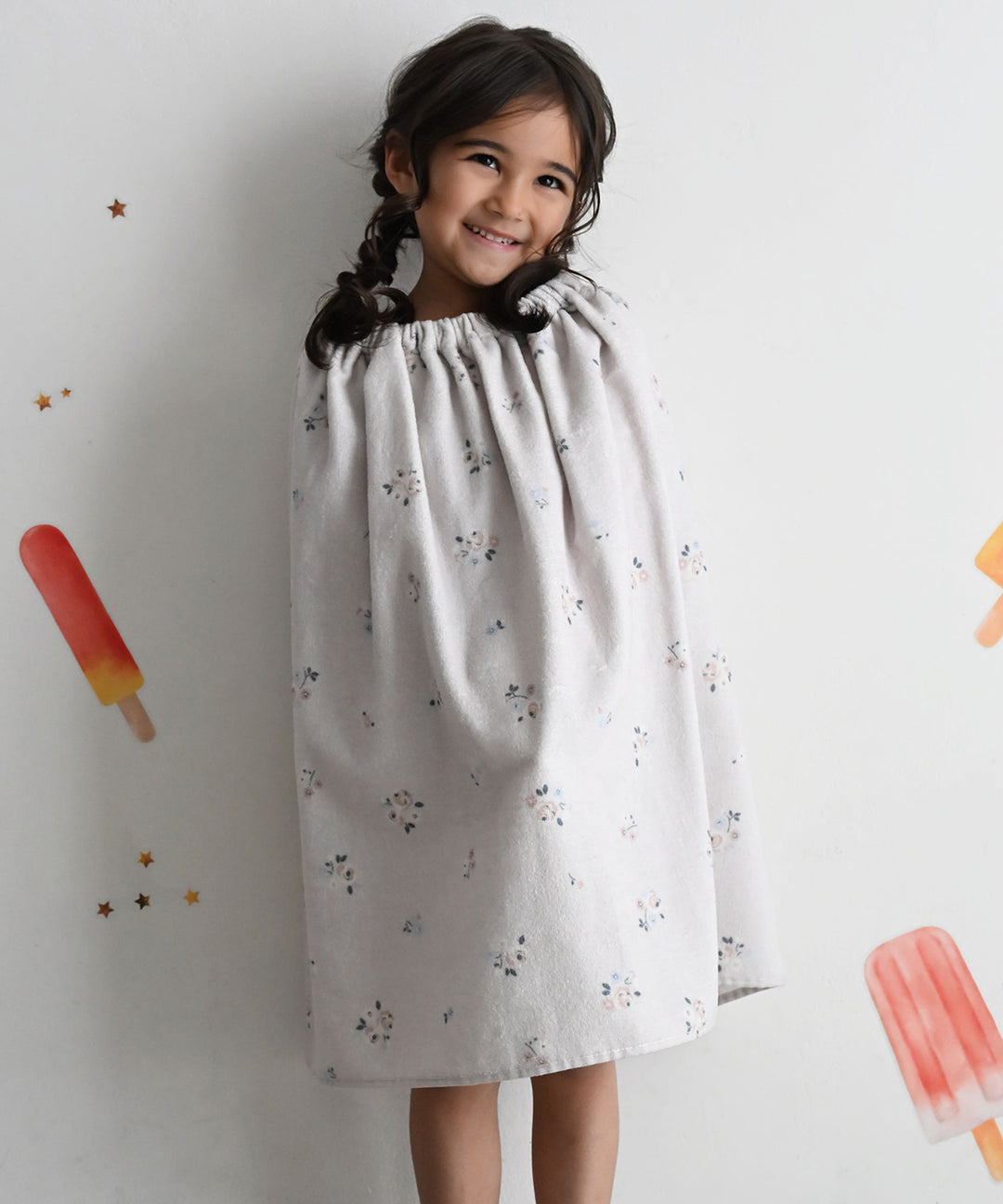 兒童包裹式浴巾