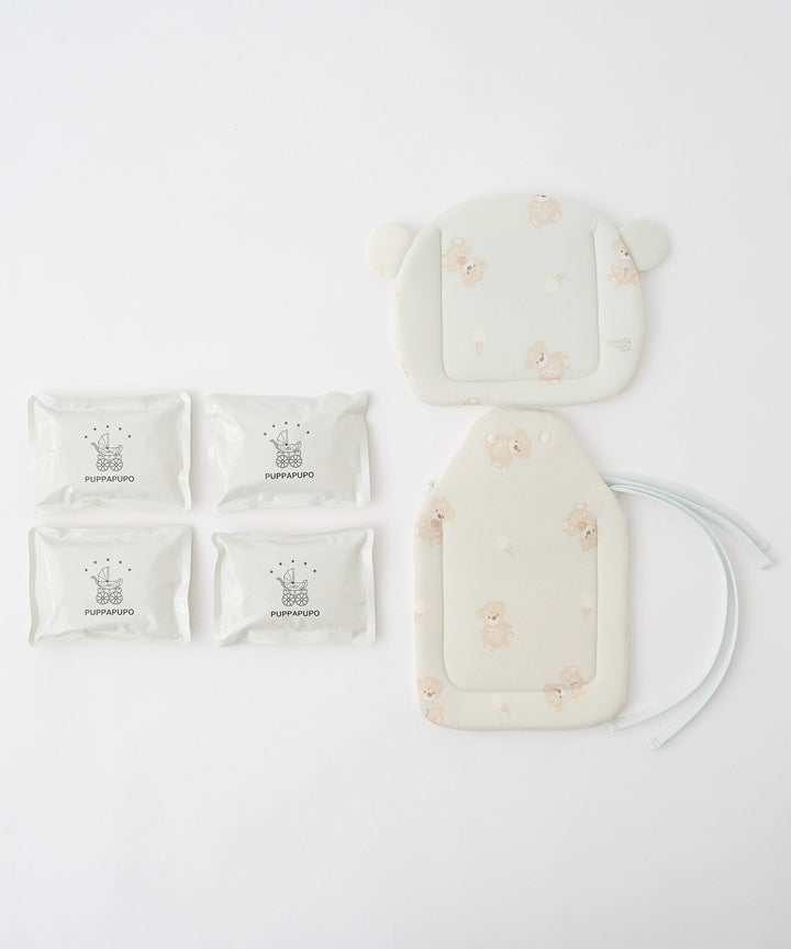 [การระบายความร้อน] ซับที่นั่งสำหรับเด็กเข็นเด็ก (รวมชุดน้ำแข็งเจล 4 ชุด)