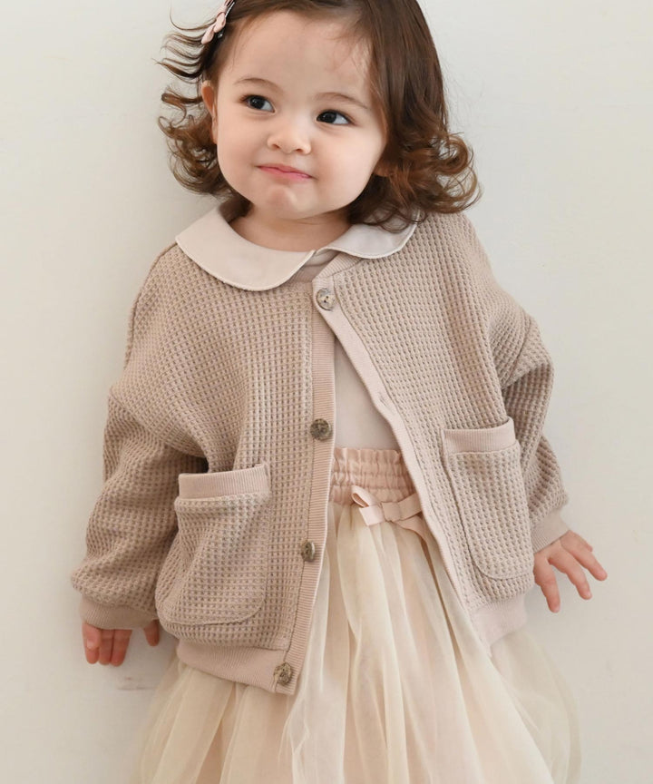 Waffle Cardigan