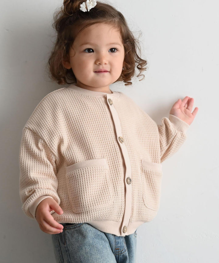 Waffle Cardigan