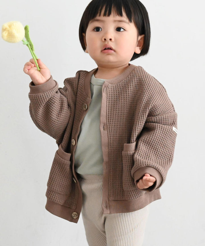 Waffle Cardigan