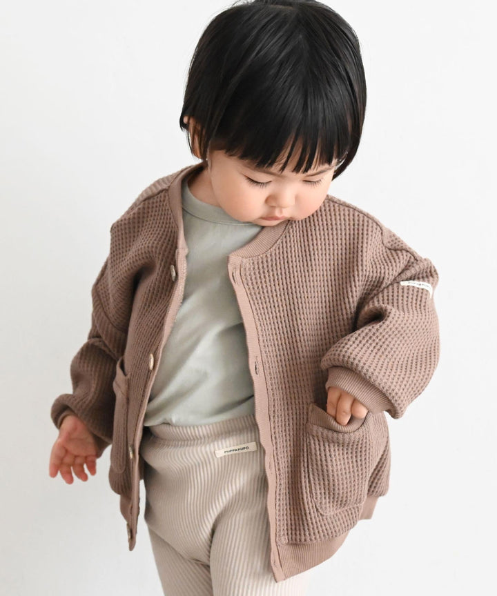 Waffle Cardigan