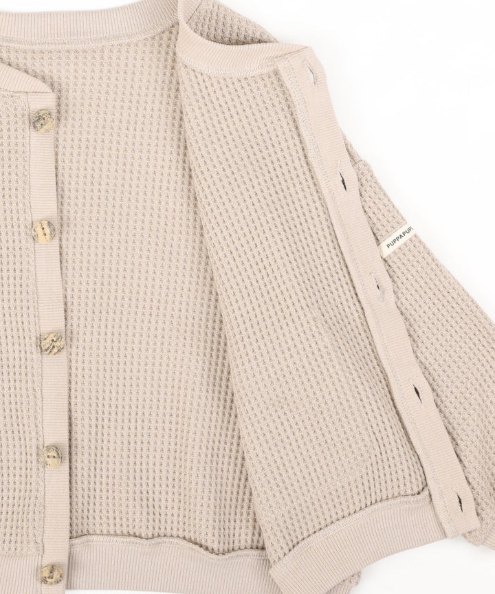 Waffle Cardigan
