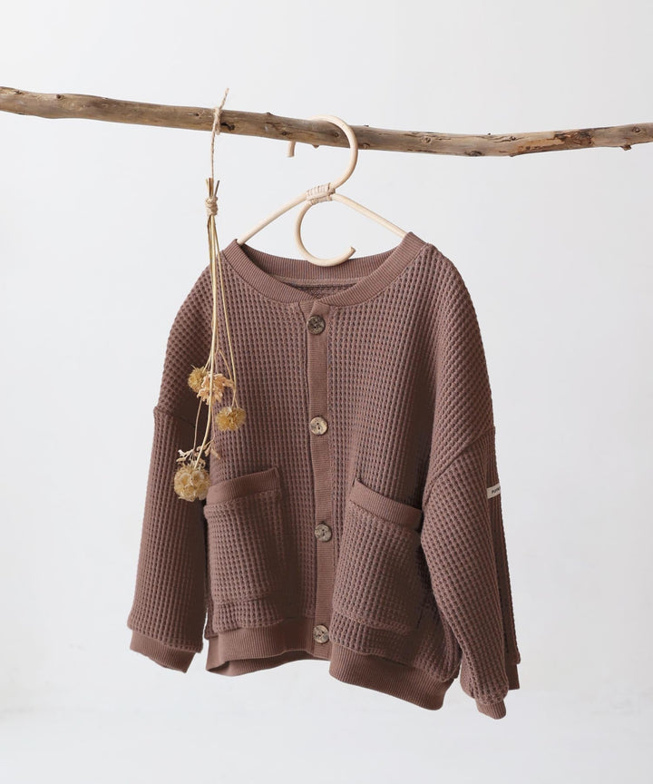 Waffle Cardigan