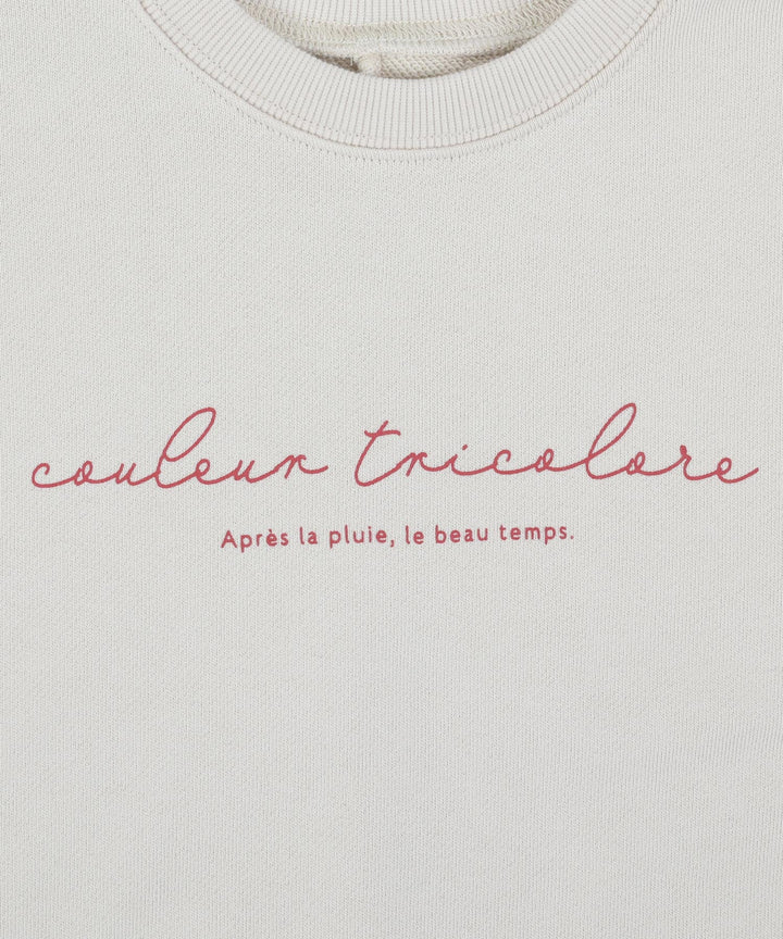 Back Slit Sweatshirt