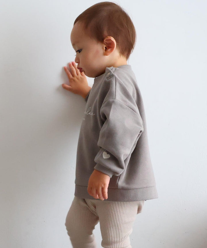 Back Slit Sweatshirt