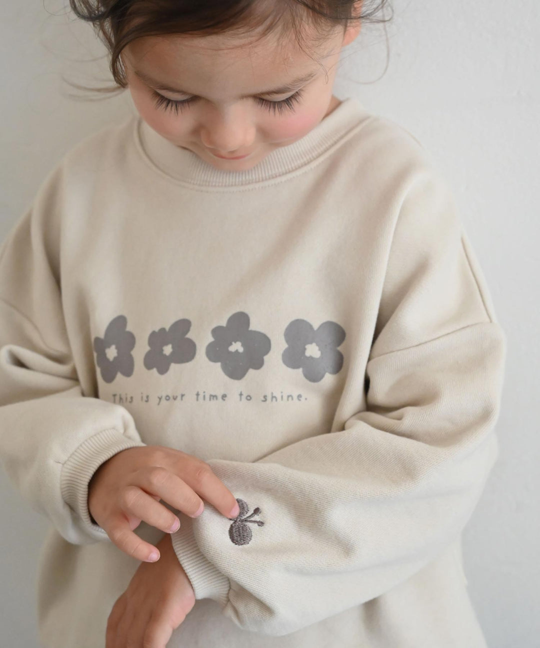 Back Slit Sweatshirt