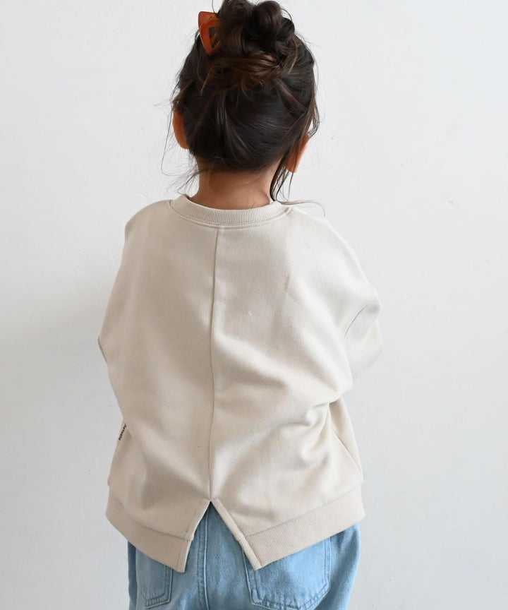 Back Slit Sweatshirt