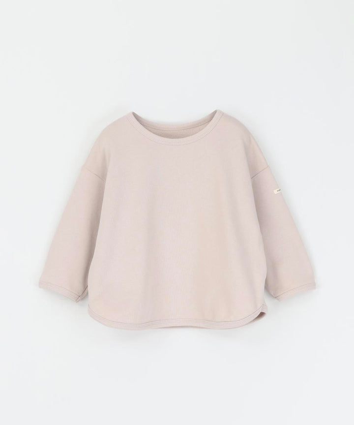 Ribbed Hemline Sweatshirt