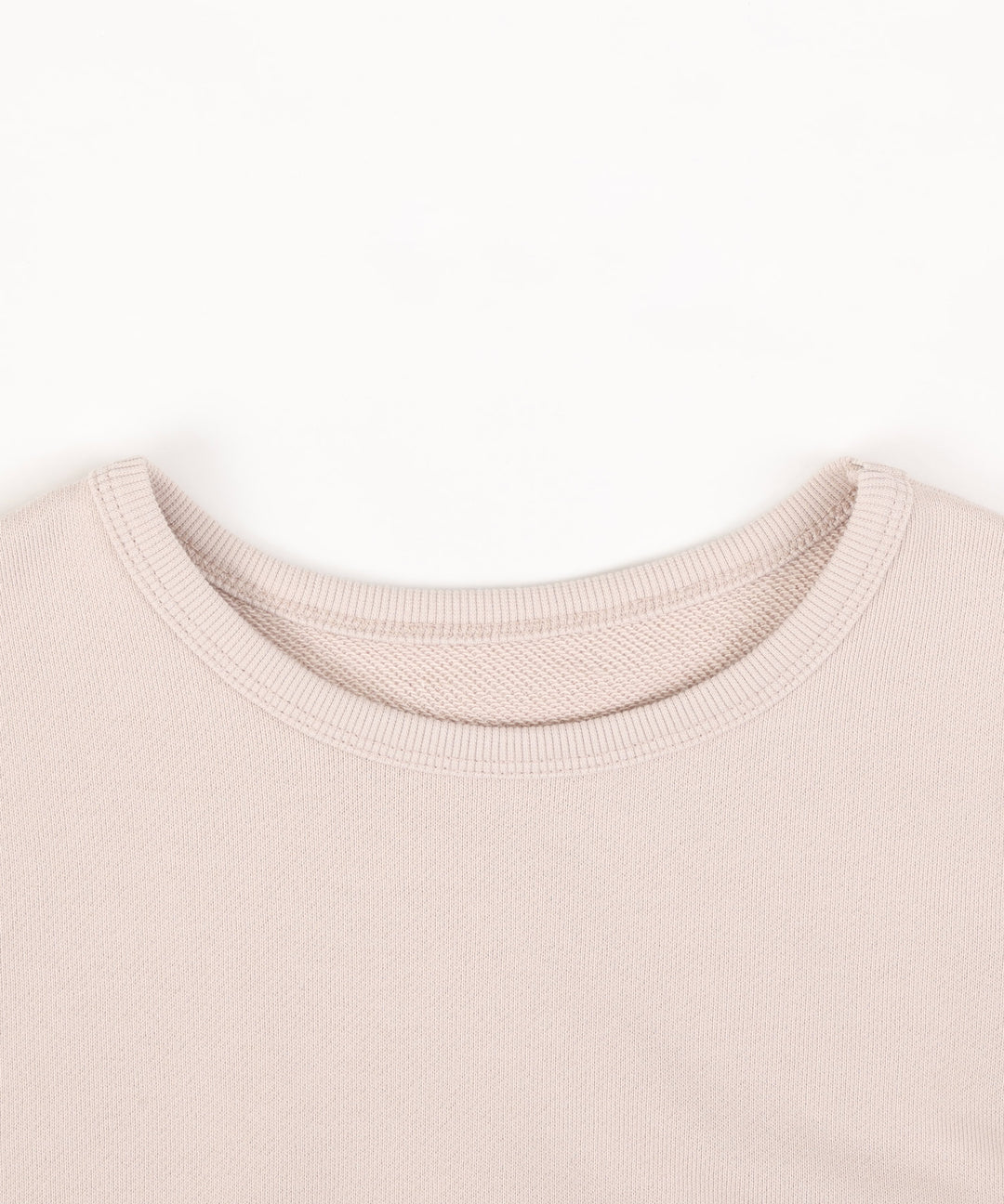 Ribbed Hemline Sweatshirt