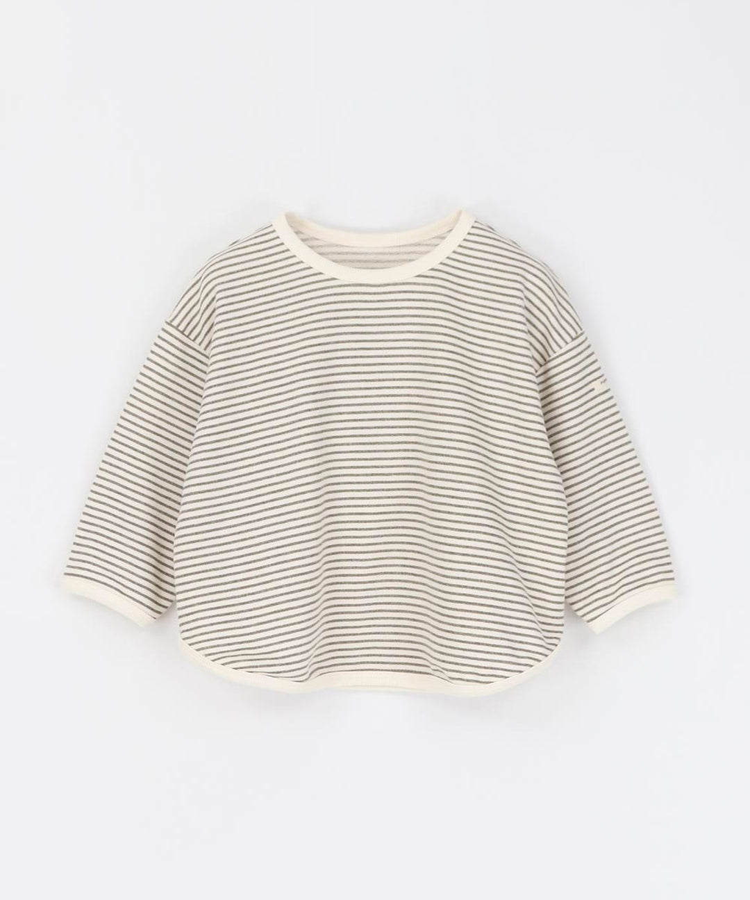 Ribbed Hemline Sweatshirt