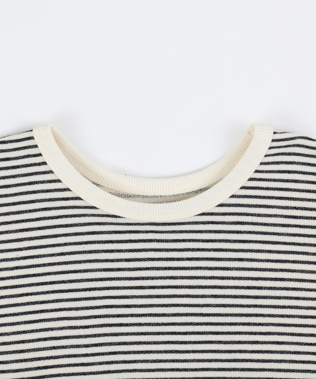 Ribbed Hemline Sweatshirt