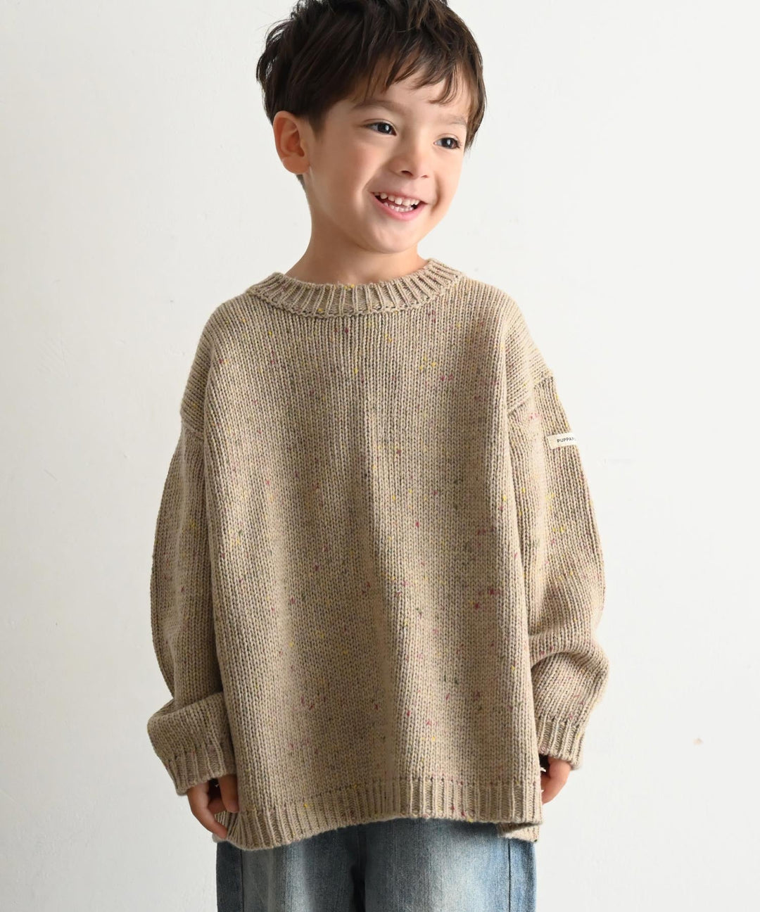 Color Nep Knit Sweater