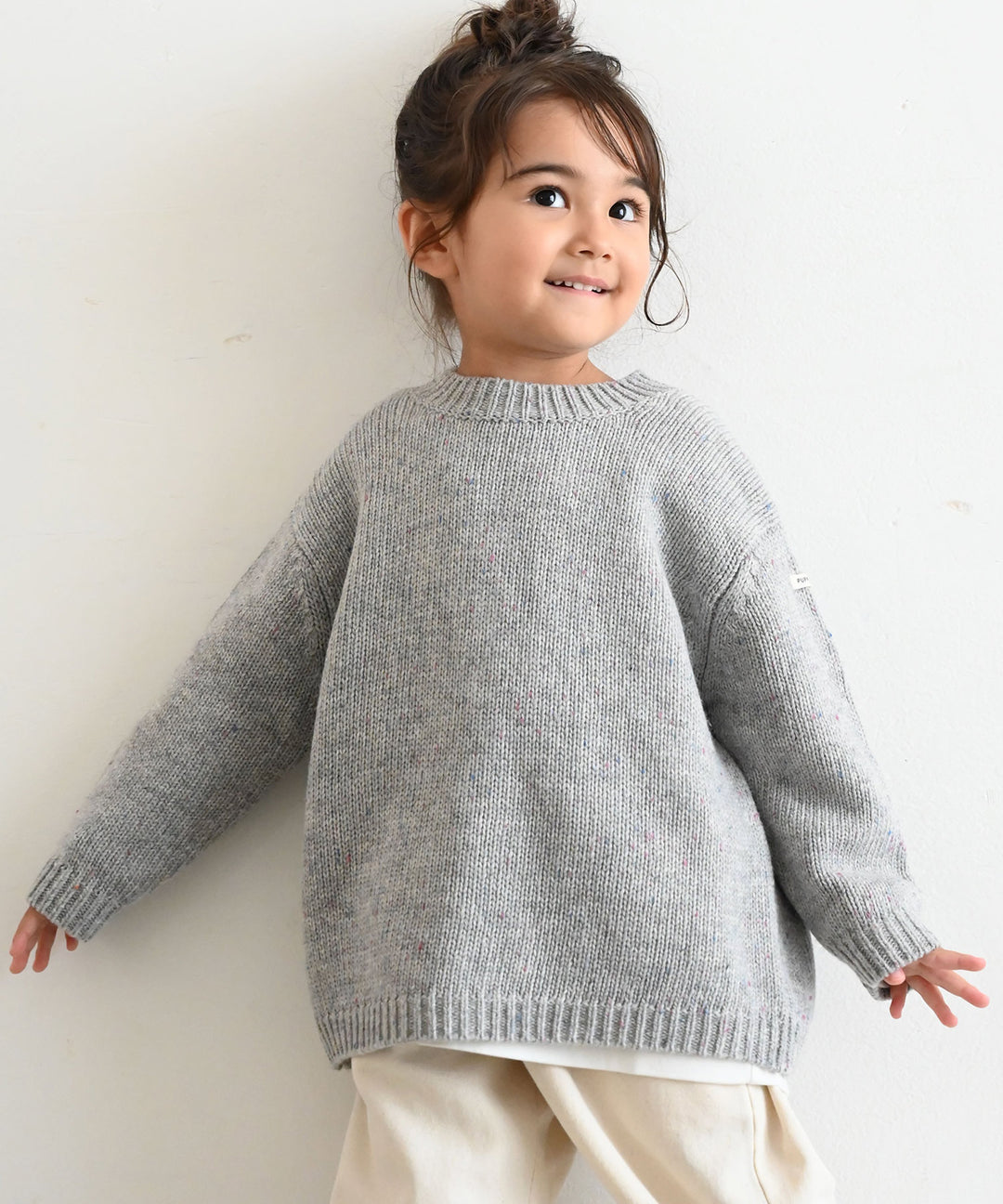 Color Nep Knit Sweater